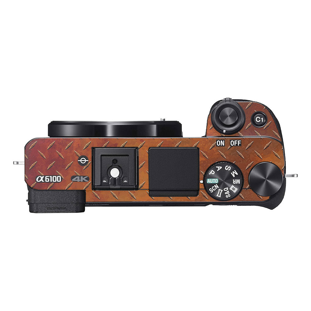 Textured Rust Forge Sony A6100 Camera Skin