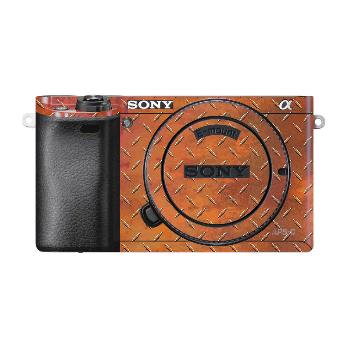 Textured Rust Forge Sony A6500 Camera Skins