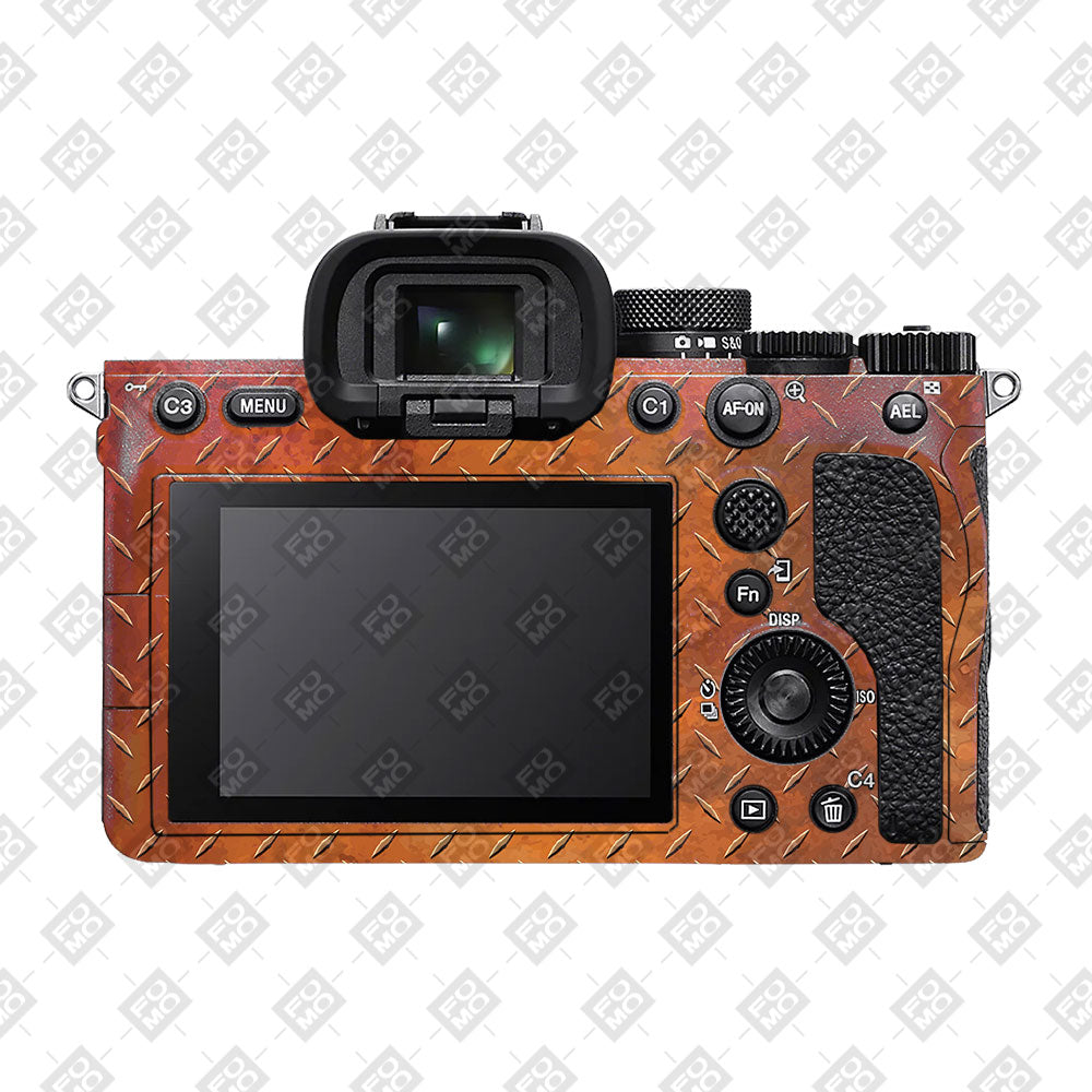 Textured Rust Forge Sony A7MIV Camera Skin