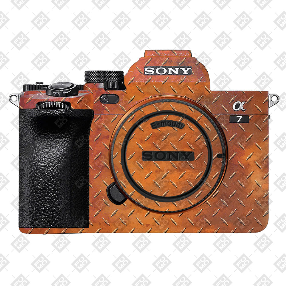 Textured Rust Forge Sony A7MIV Camera Skin