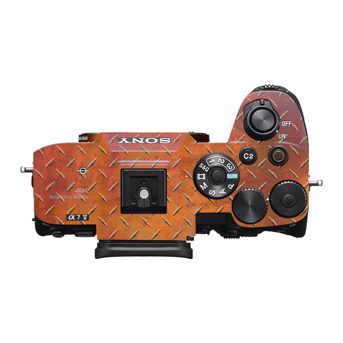 Textured Rust Forge Sony A7R II Camera Skin