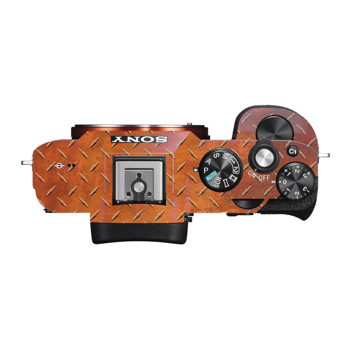 Textured Rust Forge Sony A7 V Camera Skin