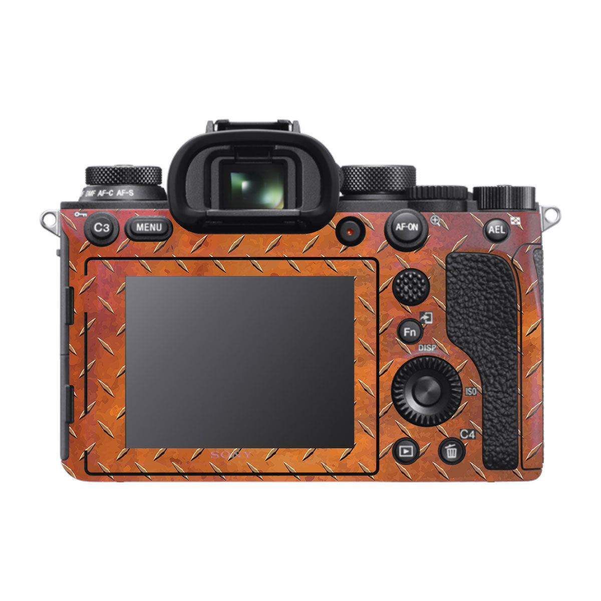Textured Rust Forge Sony A9 Camera Skins