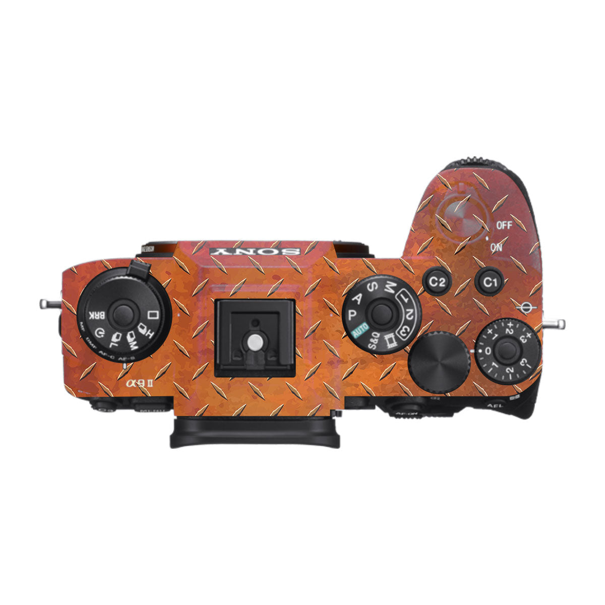Textured Rust Forge Sony A9 Camera Skins