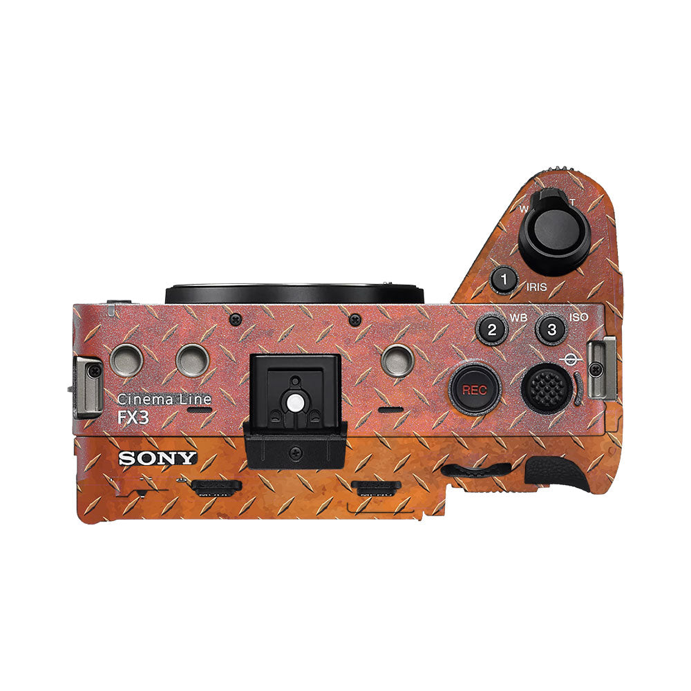 Textured Rust Forge Sony FX3 Camera Skin