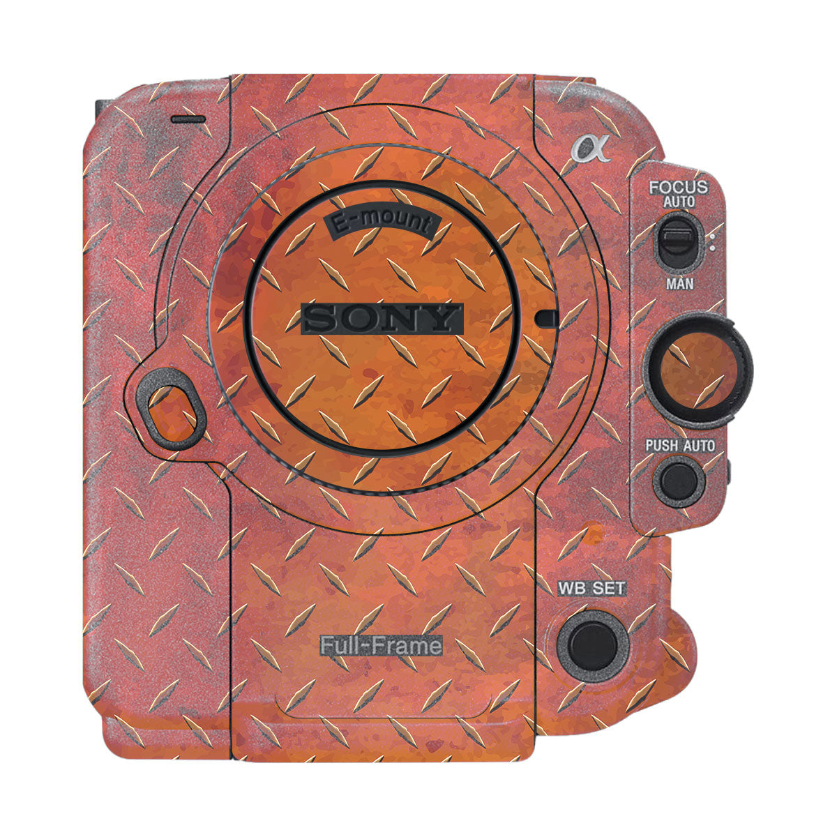 Textured Rust Forge Sony FX6 Camera Skin