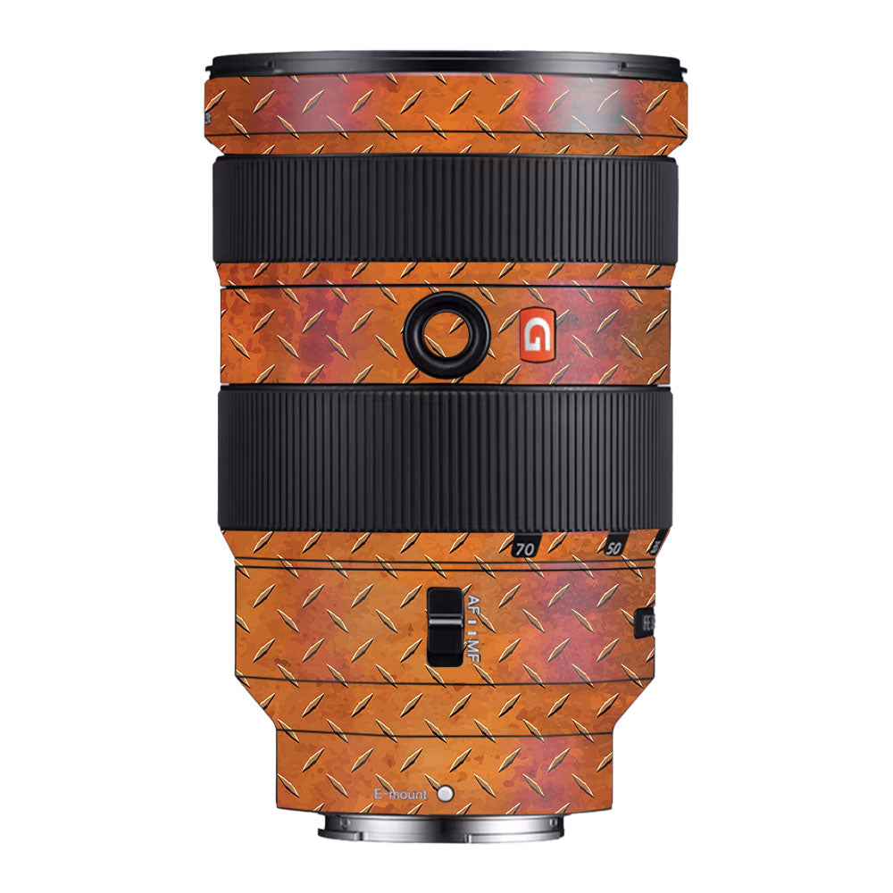 Textured Rust Forge Sony FE 24-70mm f/2.8 GM Camera Lens Skin