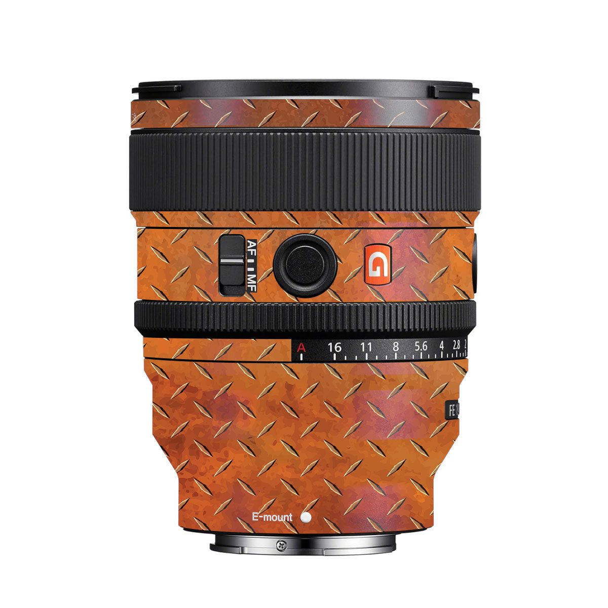 Textured Rust Forge Sony FE 24mm F/1.4 GM Camera Lens Skin