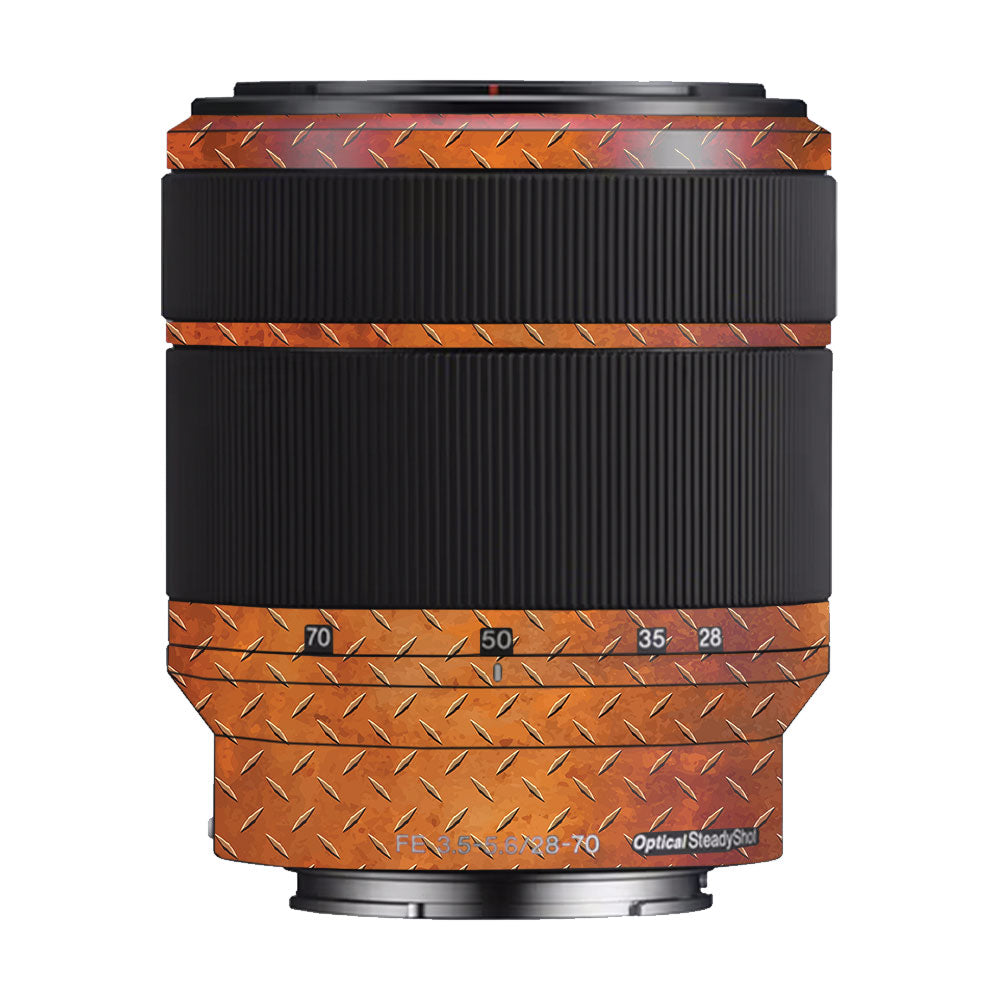 Textured Rust Forge Sony FE 28-70mm f/3.5–5.6 OSS Camera Lens Skin