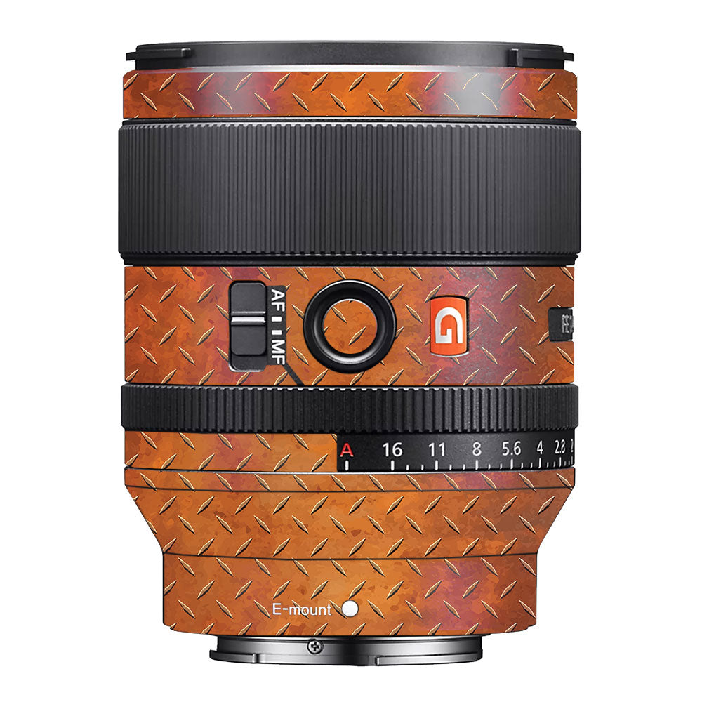 Textured Rust Forge Sony FE 35mm f/1.4 GM Camera Lens Skin
