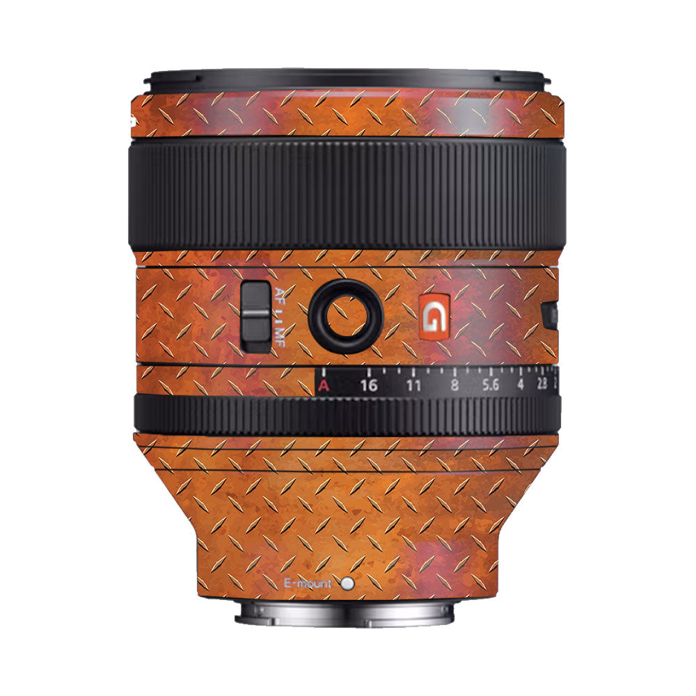 Textured Rust Forge Sony FE 85mm f/1.4 GM Camera Lens Skin