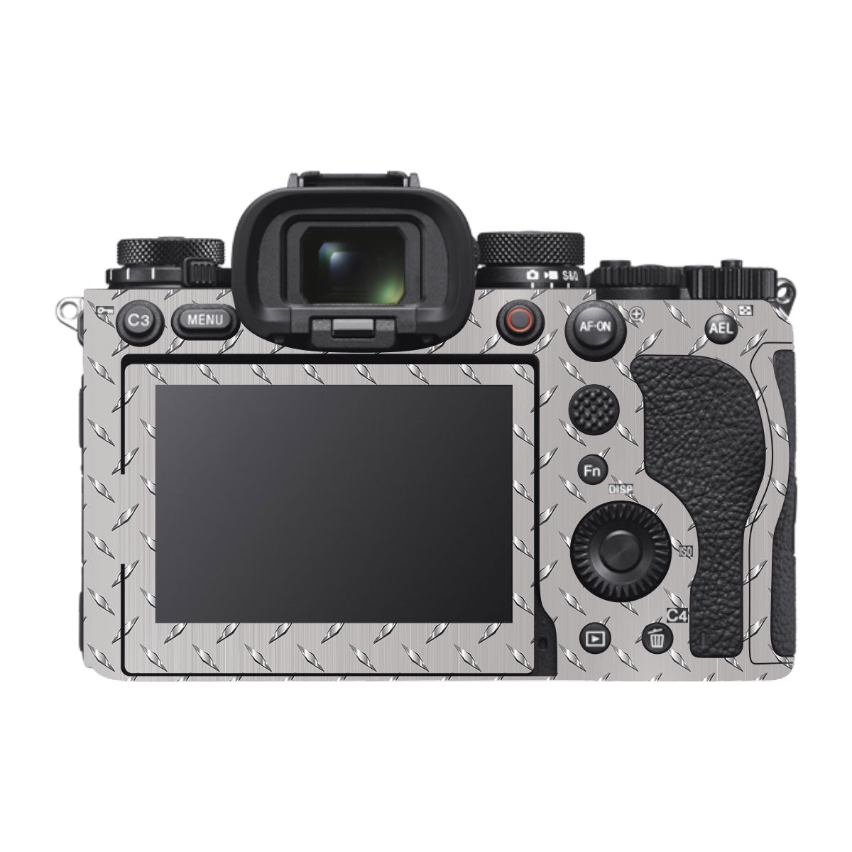 Textured Silver Tread Sony A1 Mark II Camera Skin