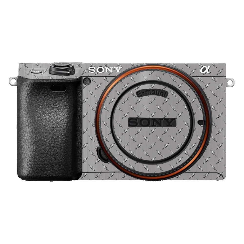 Textured Silver Tread Sony A6400 Camera Skin