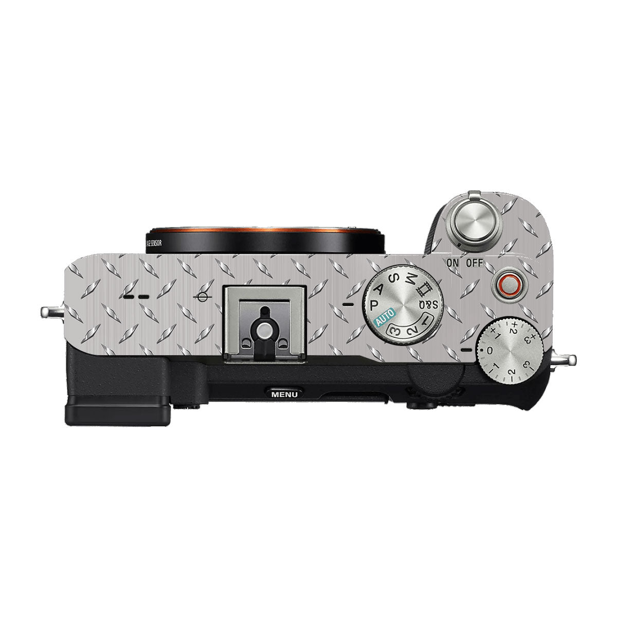 Textured Silver Tread Sony A7 C Camera Skin
