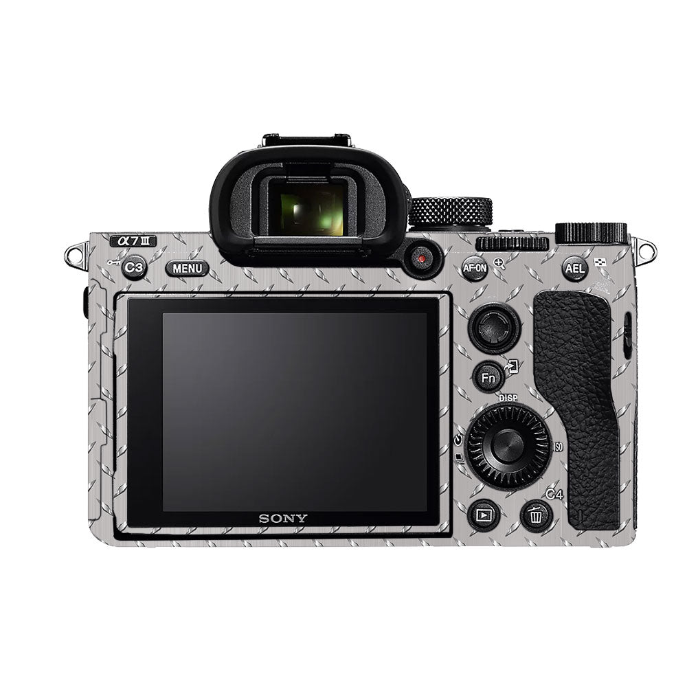 Textured Silver Tread Sony A7MIII Camera Skin