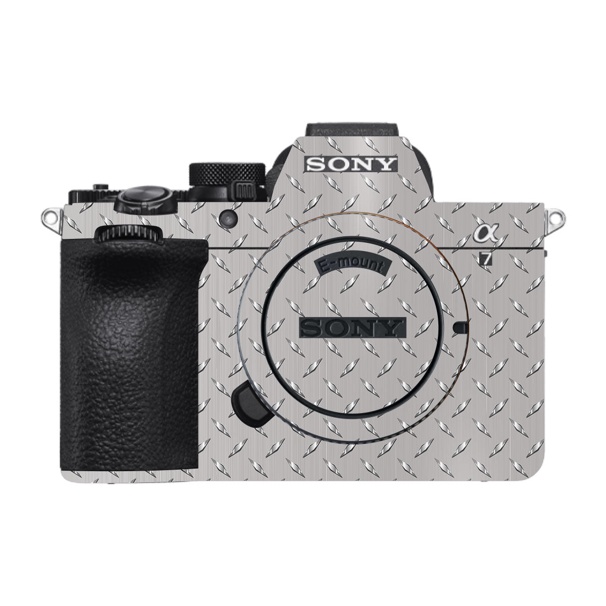 Textured Silver Tread Sony A7R II Camera Skin