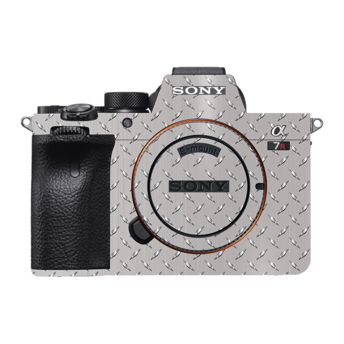Textured Silver Tread Sony A7RV Camera Skin