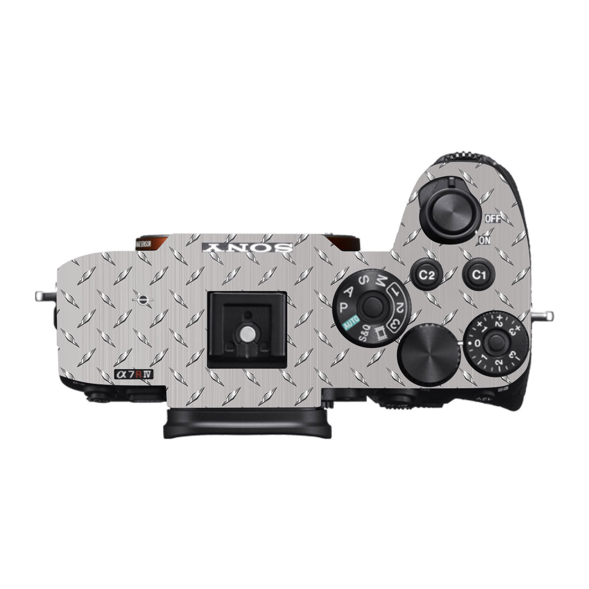 Textured Silver Tread Sony A7RV Camera Skin