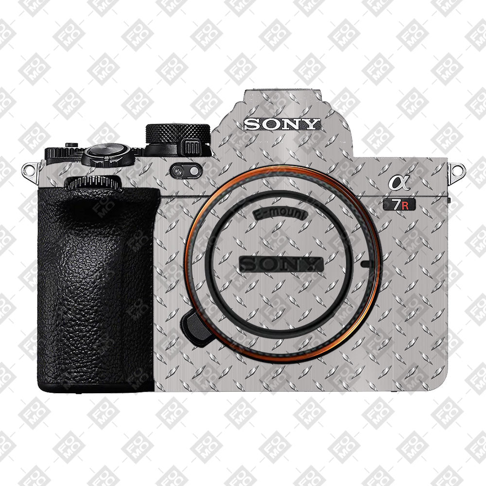 Textured Silver Tread Sony A7 S Camera Skin