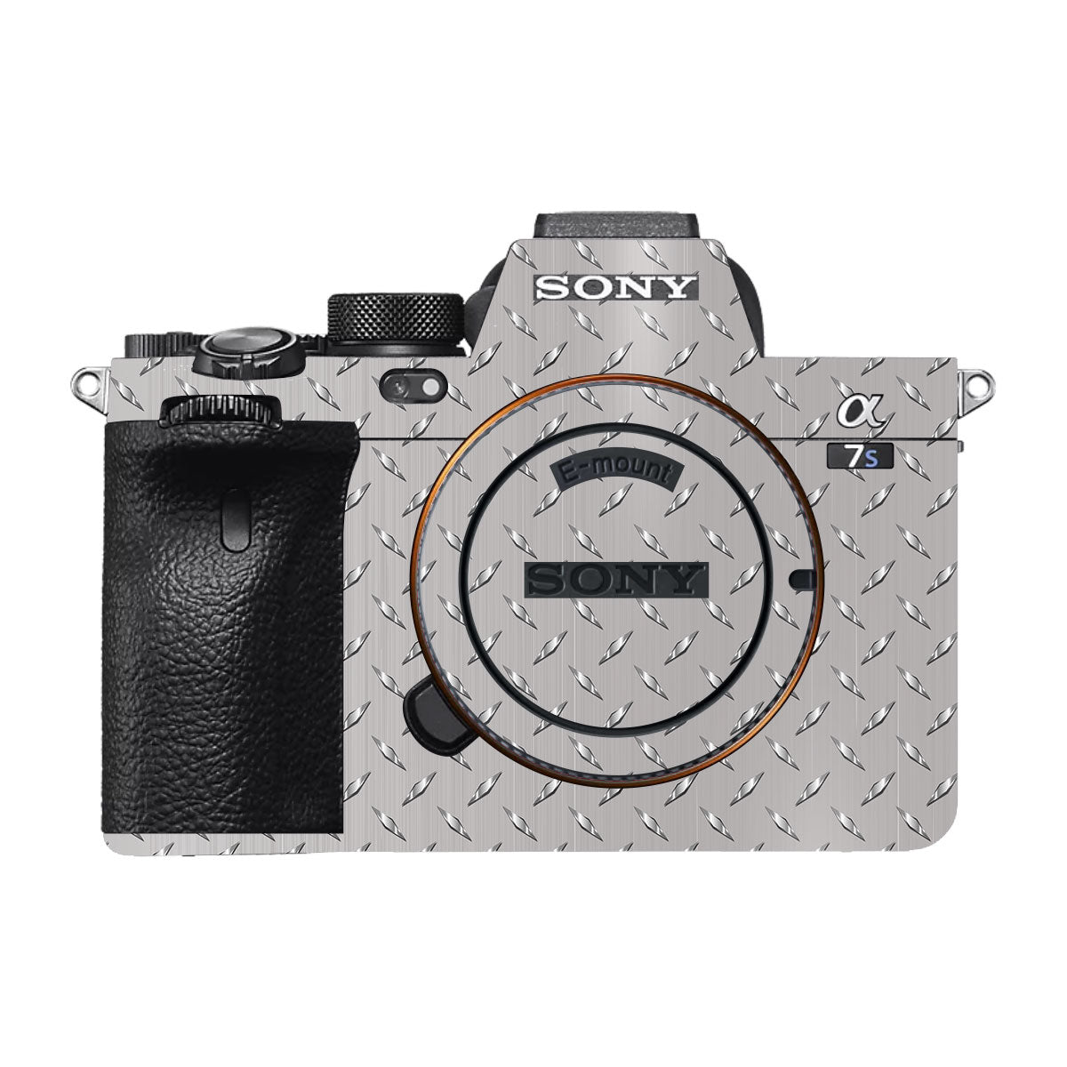 Textured Silver Tread Sony A7S II Camera Skins