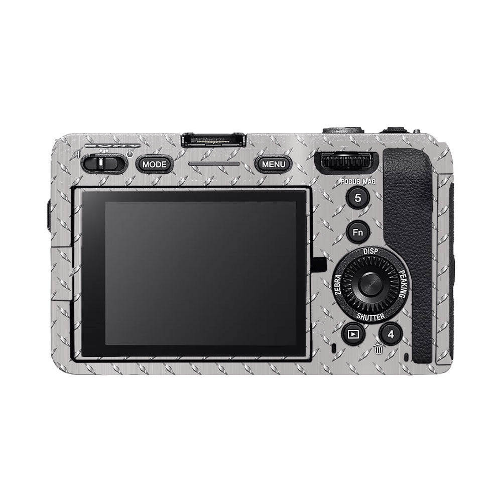 Textured Silver Tread Sony FX3 Camera Skin