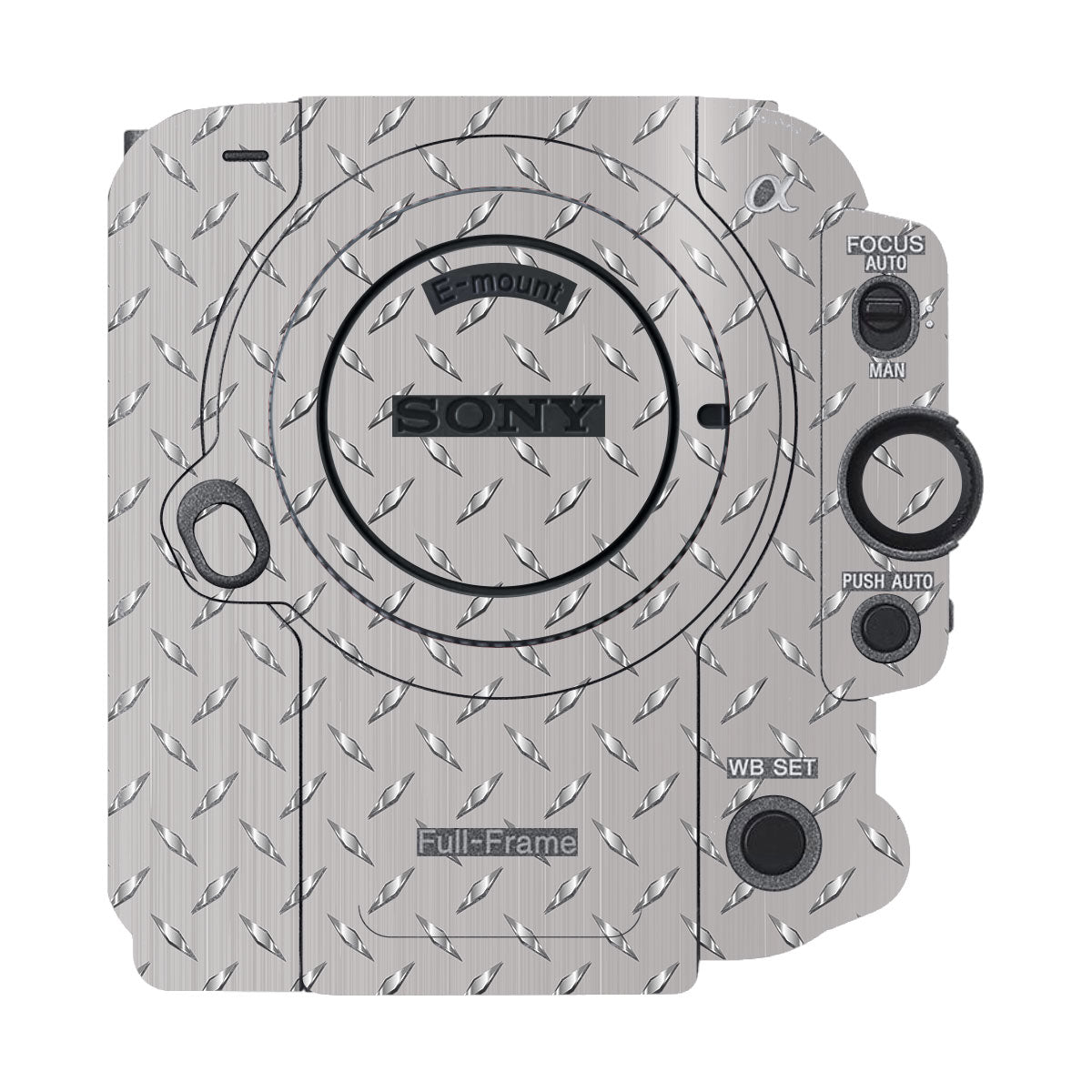 Textured Silver Tread Sony FX6 Camera Skin