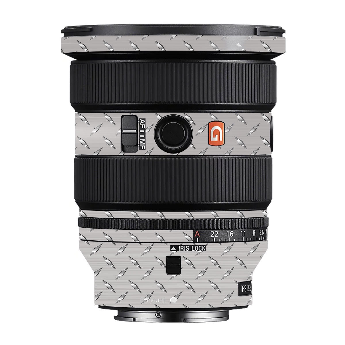 Textured Silver Tread Sony FE 16-35mm F/2.8 GM II Camera Lens Skin