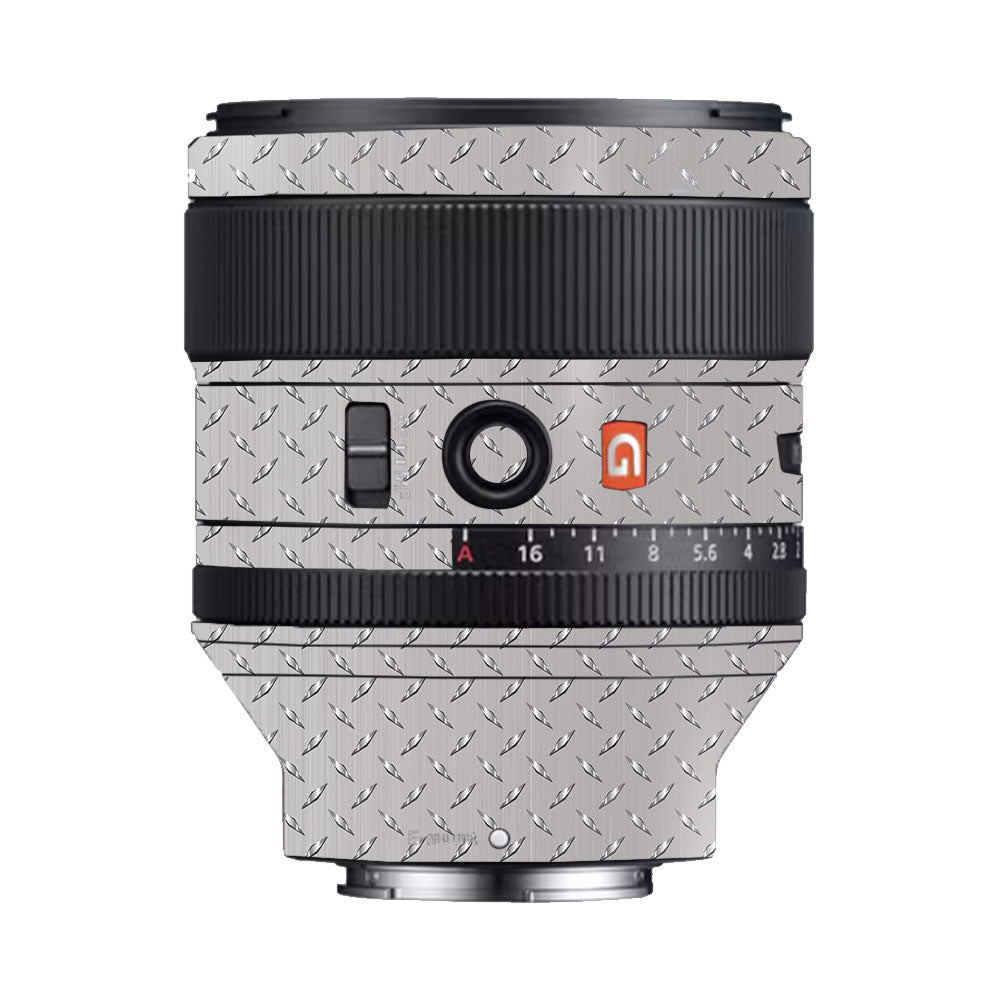 Textured Silver Tread Sony FE 85mm f/1.4 GM Camera Lens Skin