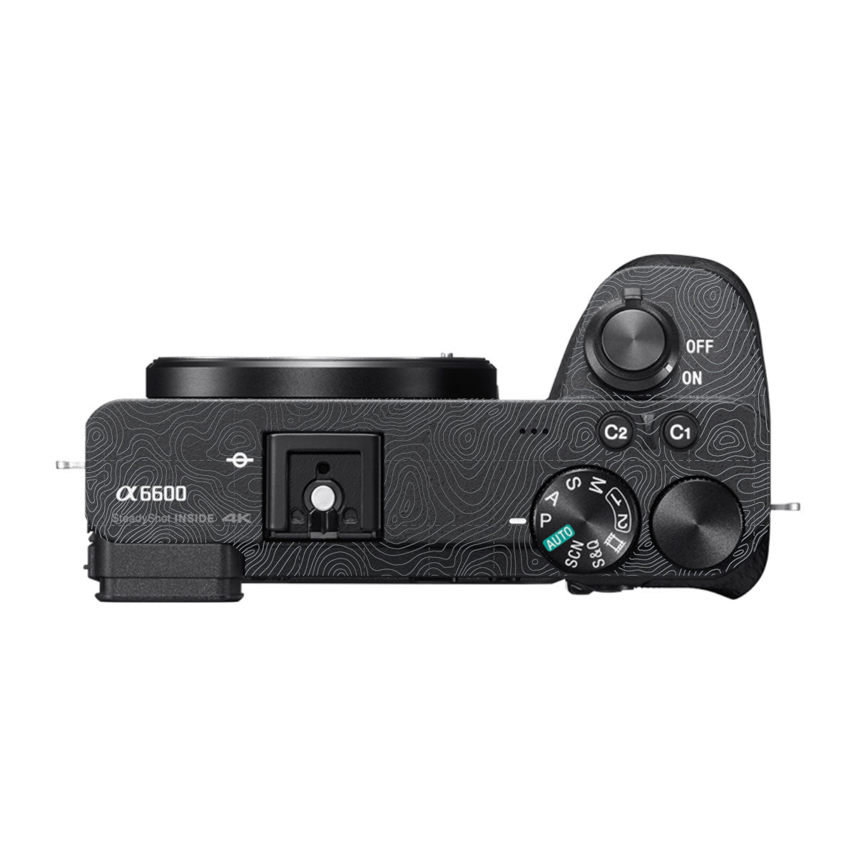 Textured Stealth Slate Sony A6600 Camera Skins