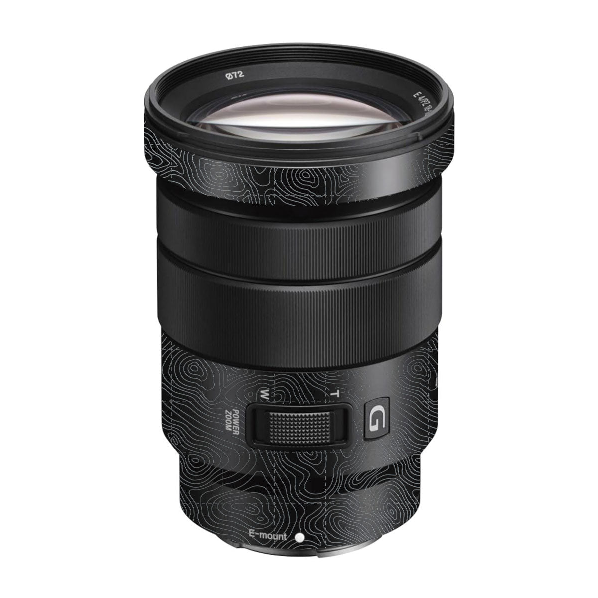 Textured Stealth Slate Sony E 18-105mm F/4 Camera Lens Skin