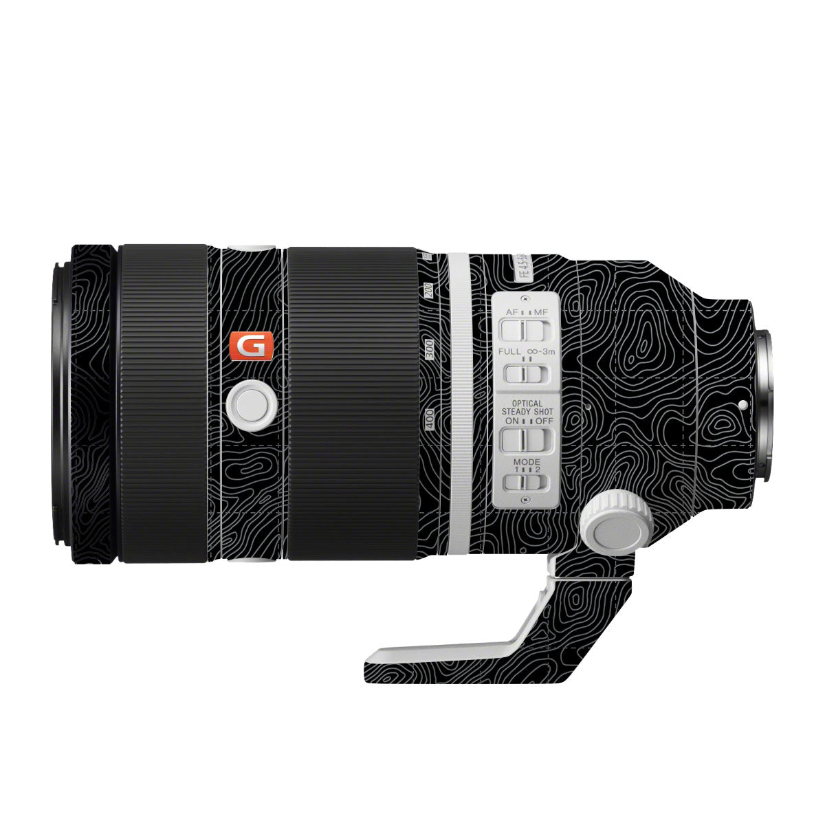 Textured Stealth Slate Sony FE 100-400mm F/4.5-5.6 GM OSS Camera Lens Skin