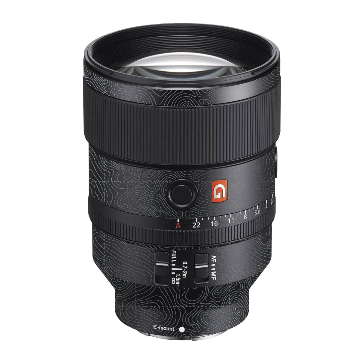 Textured Stealth Slate Sony FE 135mm F/1.8 GM Camera Lens Skin