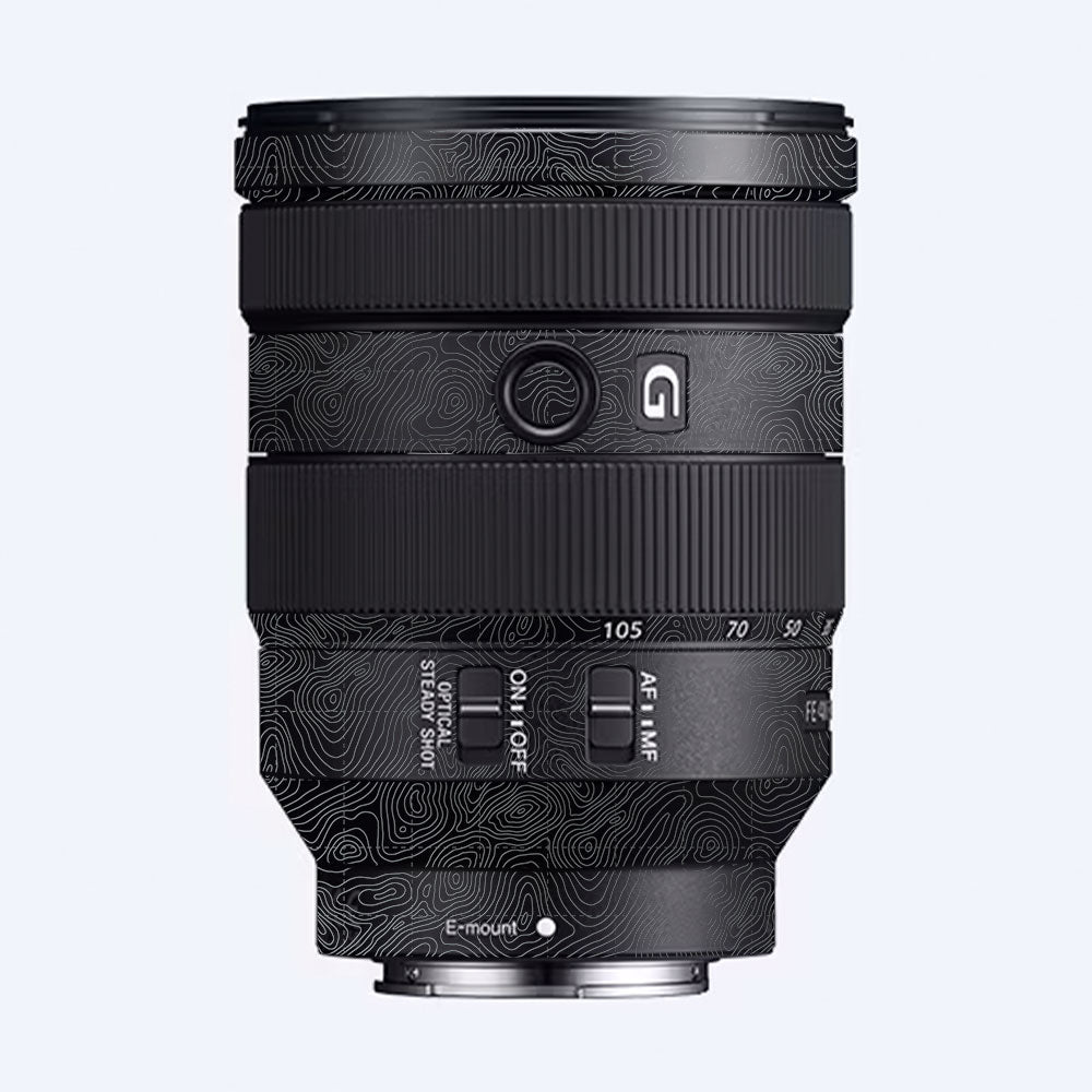Textured Stealth Slate Sony FE 24-105mm f/4 G OSS Camera Lens Skin