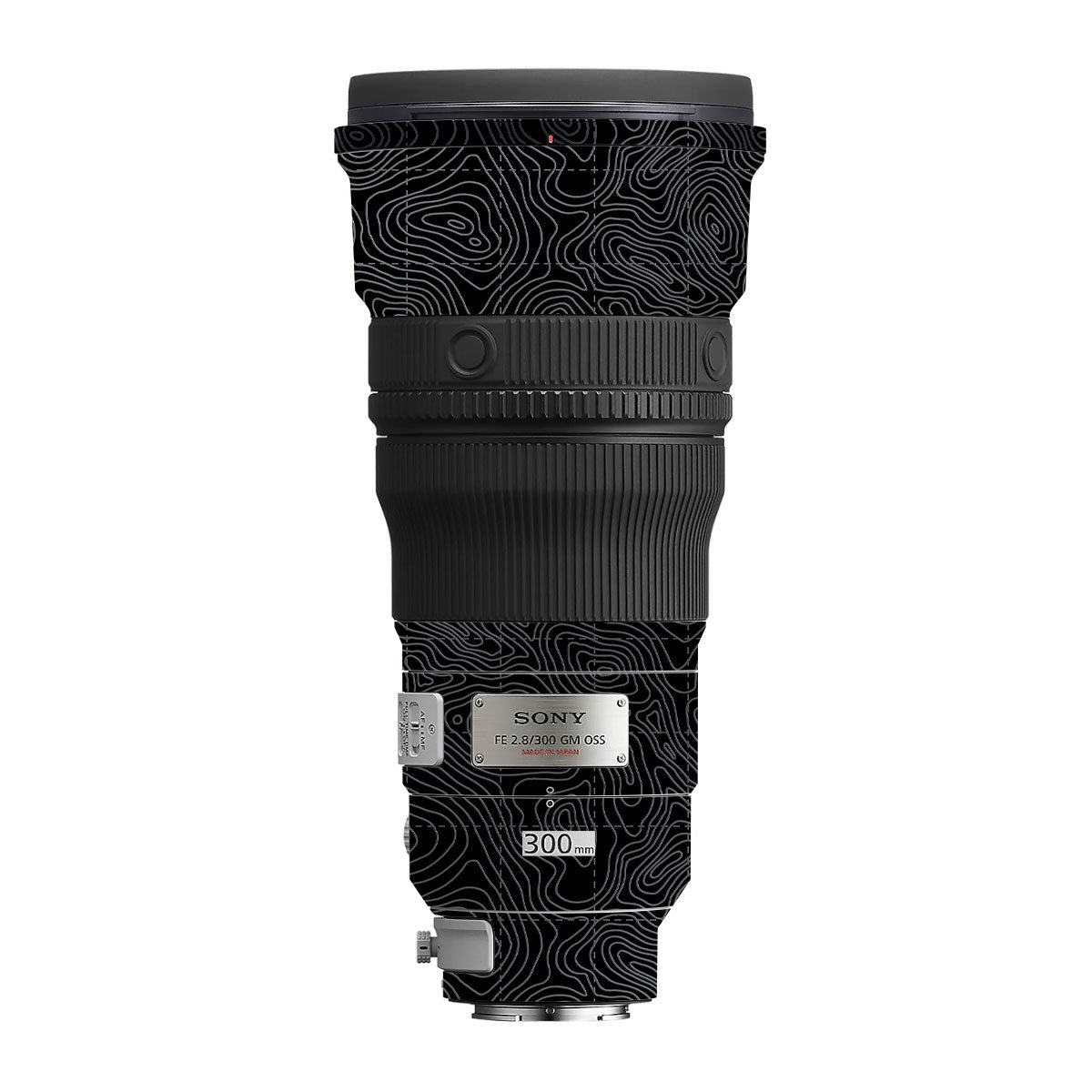 Textured Stealth Slate Sony FE 300mm F/2.8 GM OSS Camera Lens Skin