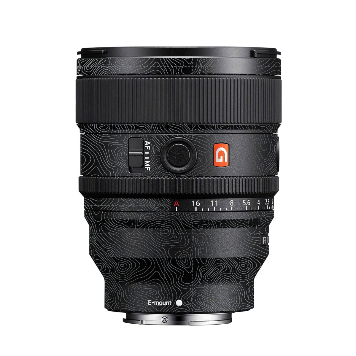 Textured Stealth Slate Sony FE 85mm F/1.4 GM II Camera Lens Skin