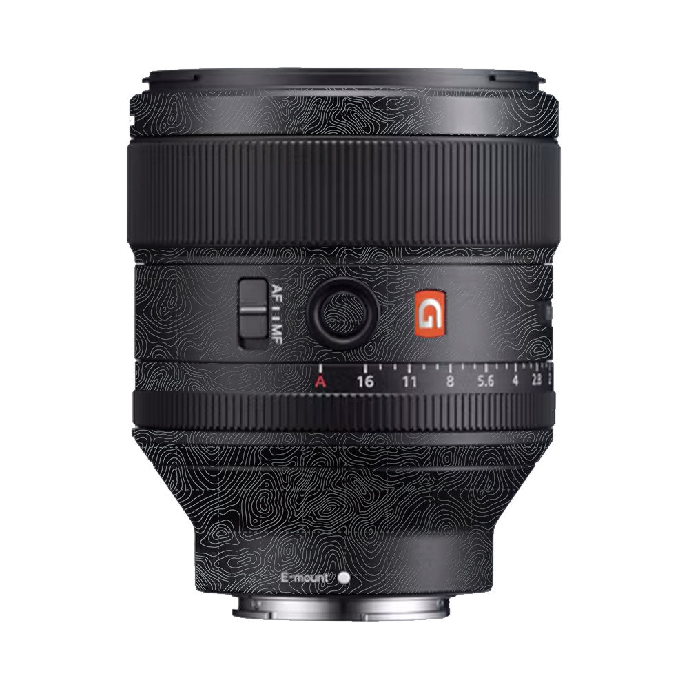 Textured Stealth Slate Sony FE 85mm f/1.4 GM Camera Lens Skin