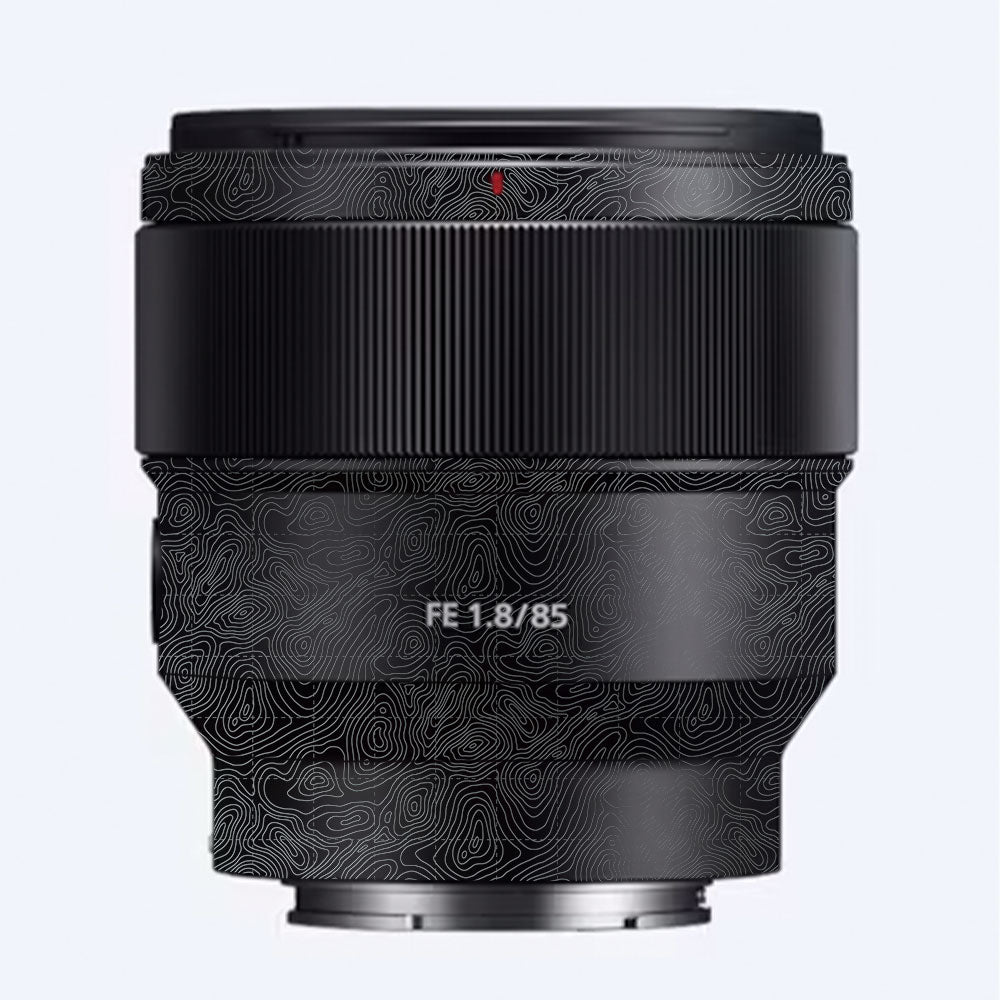 Textured Stealth Slate Sony FE 85mm f/1.8 Camera Lens Skin