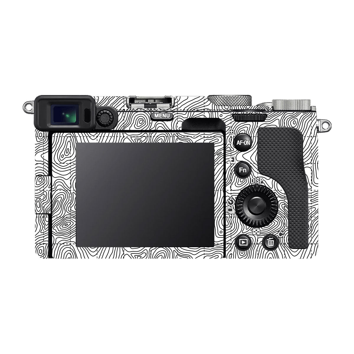 Textured Topo Flow Sony A7 C Camera Skin