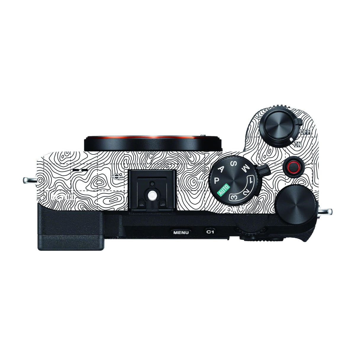 Textured Topo Flow Sony A7 CII Camera Skin