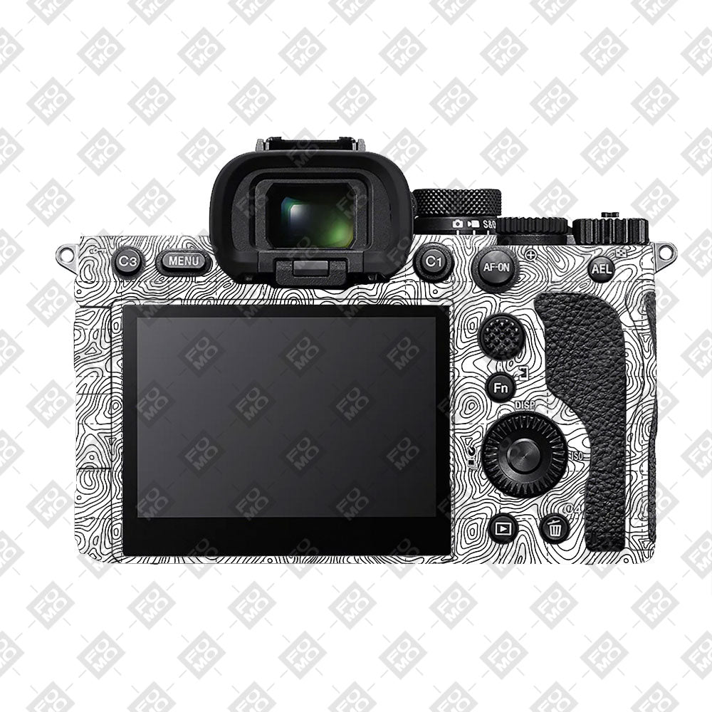 Textured Topo Flow Sony A7 S Camera Skin