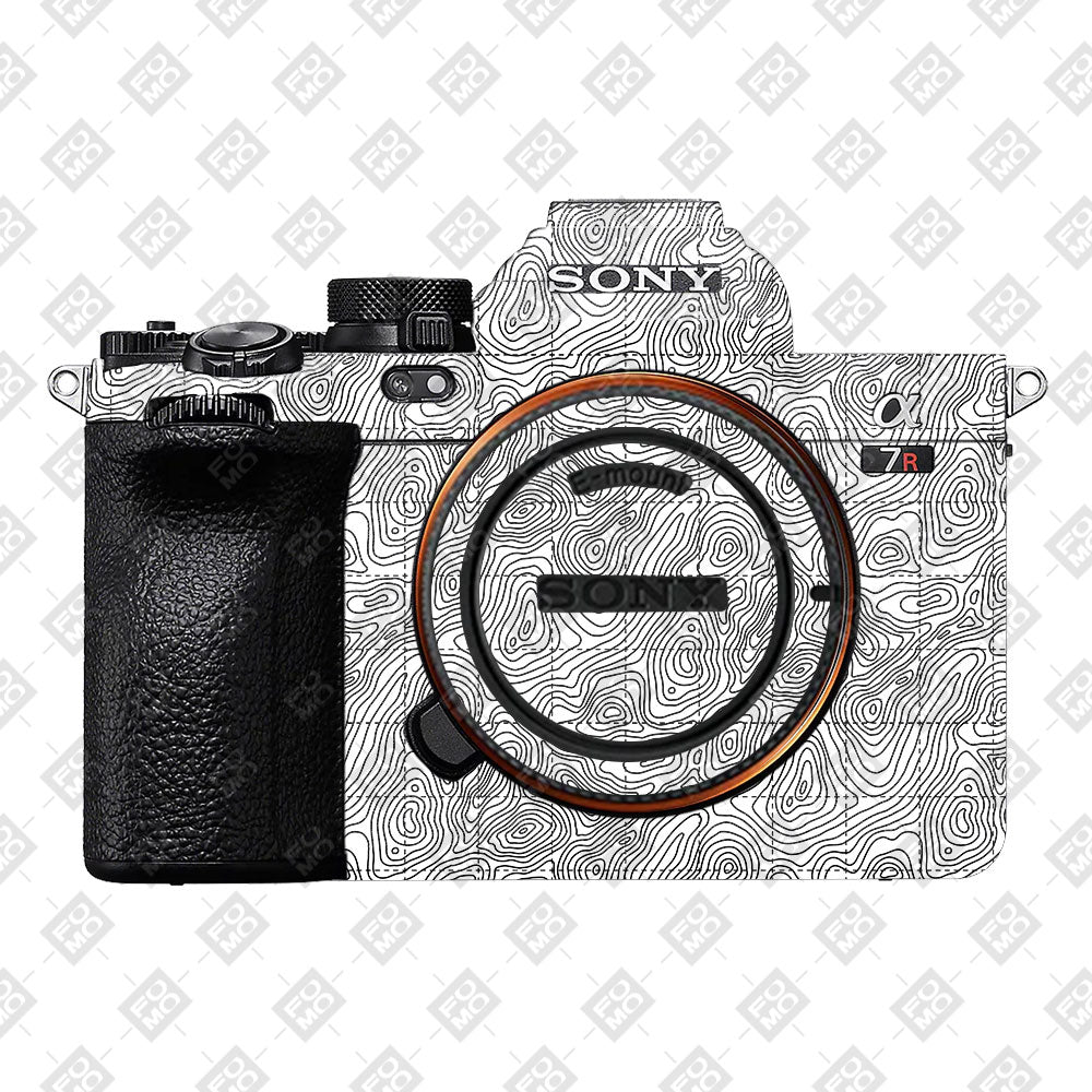 Textured Topo Flow Sony A7 S Camera Skin