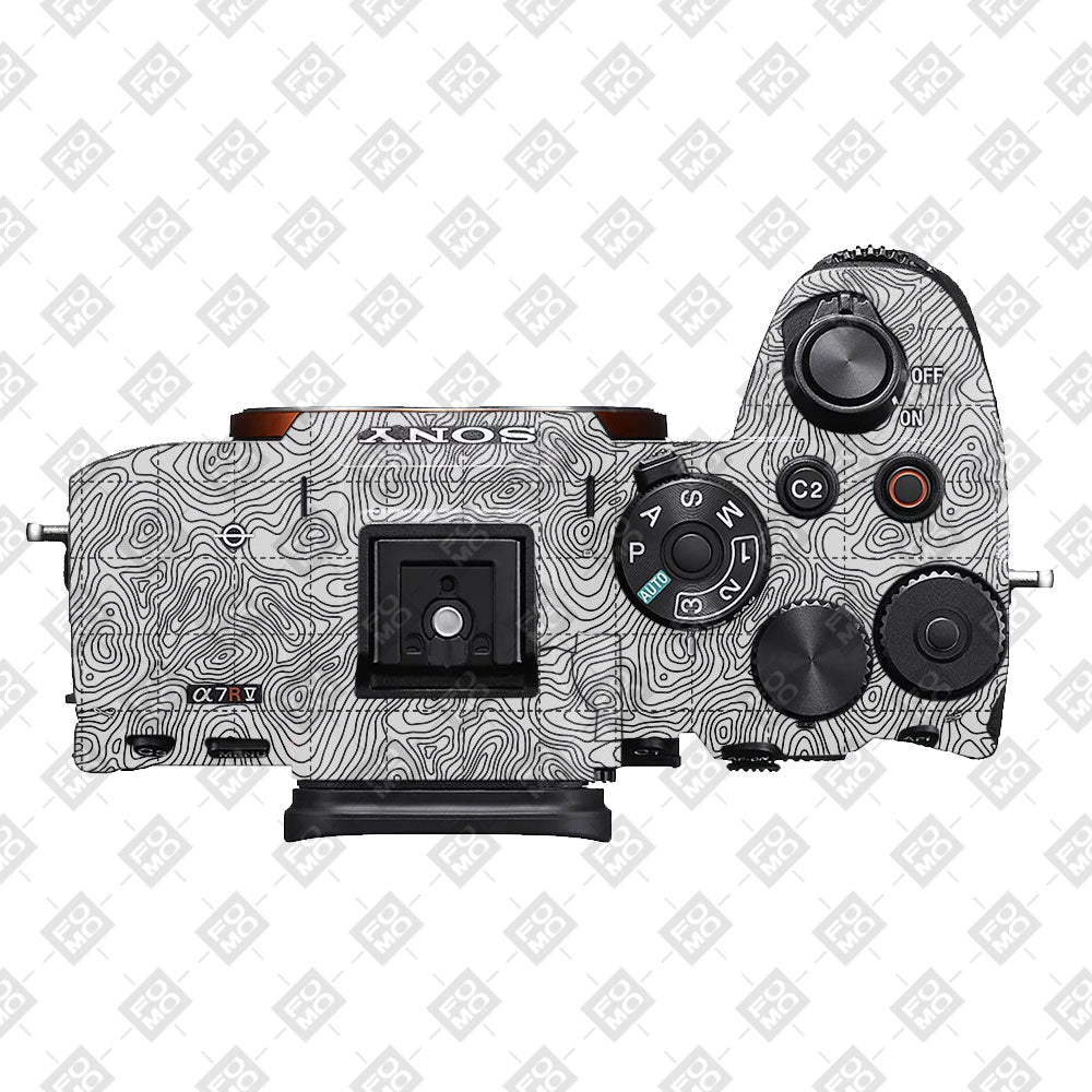 Textured Topo Flow Sony A7 S Camera Skin
