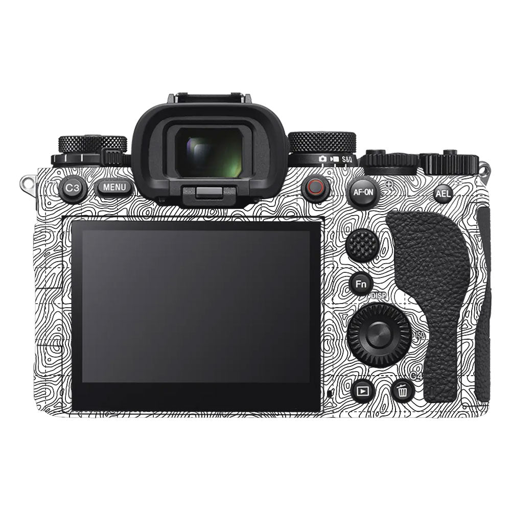Textured Topo Flow Sony A9III Camera Skin