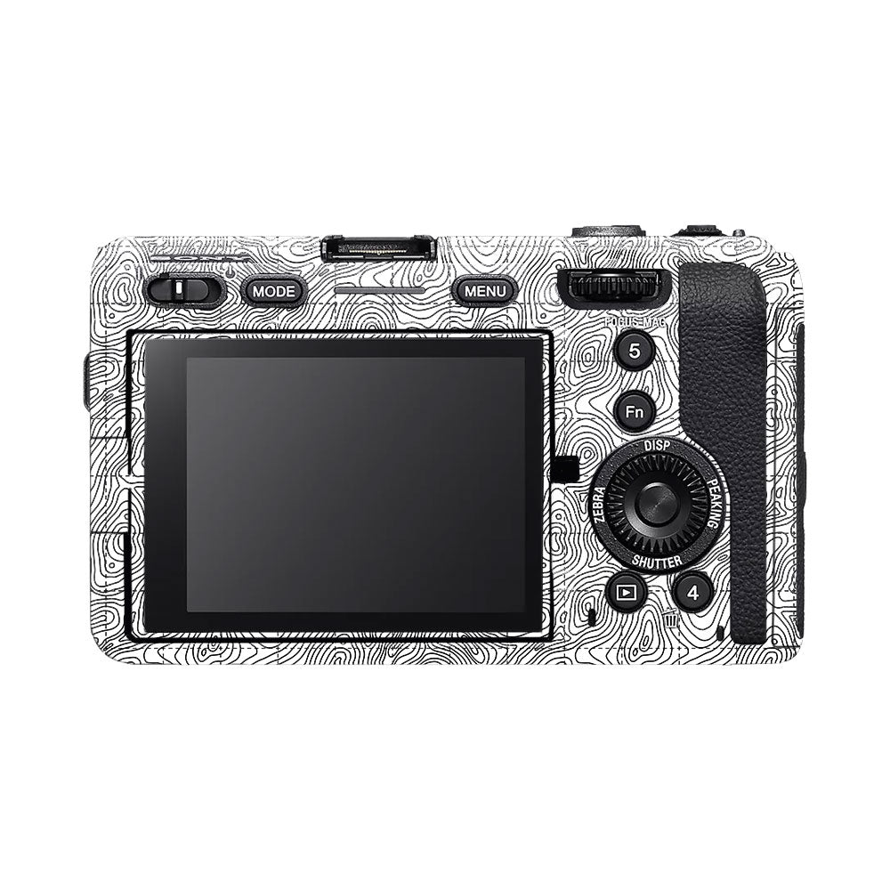 Textured Topo Flow Sony FX3 Camera Skin