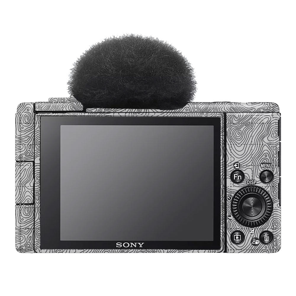 Textured Topo Flow Sony ZV-1F Camera Skin