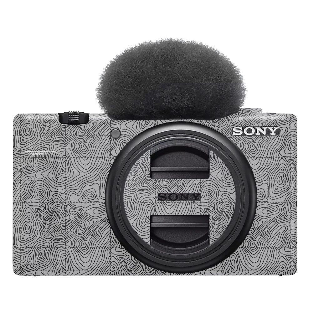 Textured Topo Flow Sony ZV-1F Camera Skin