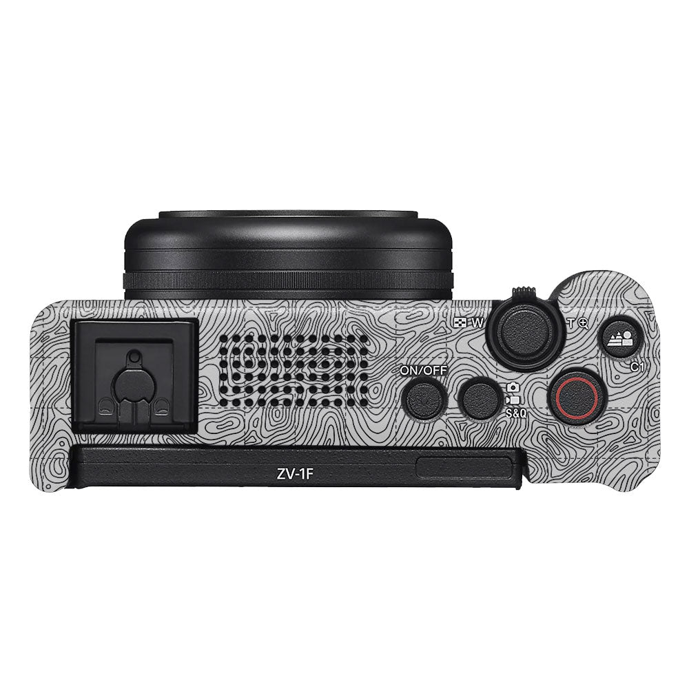 Textured Topo Flow Sony ZV-1F Camera Skin
