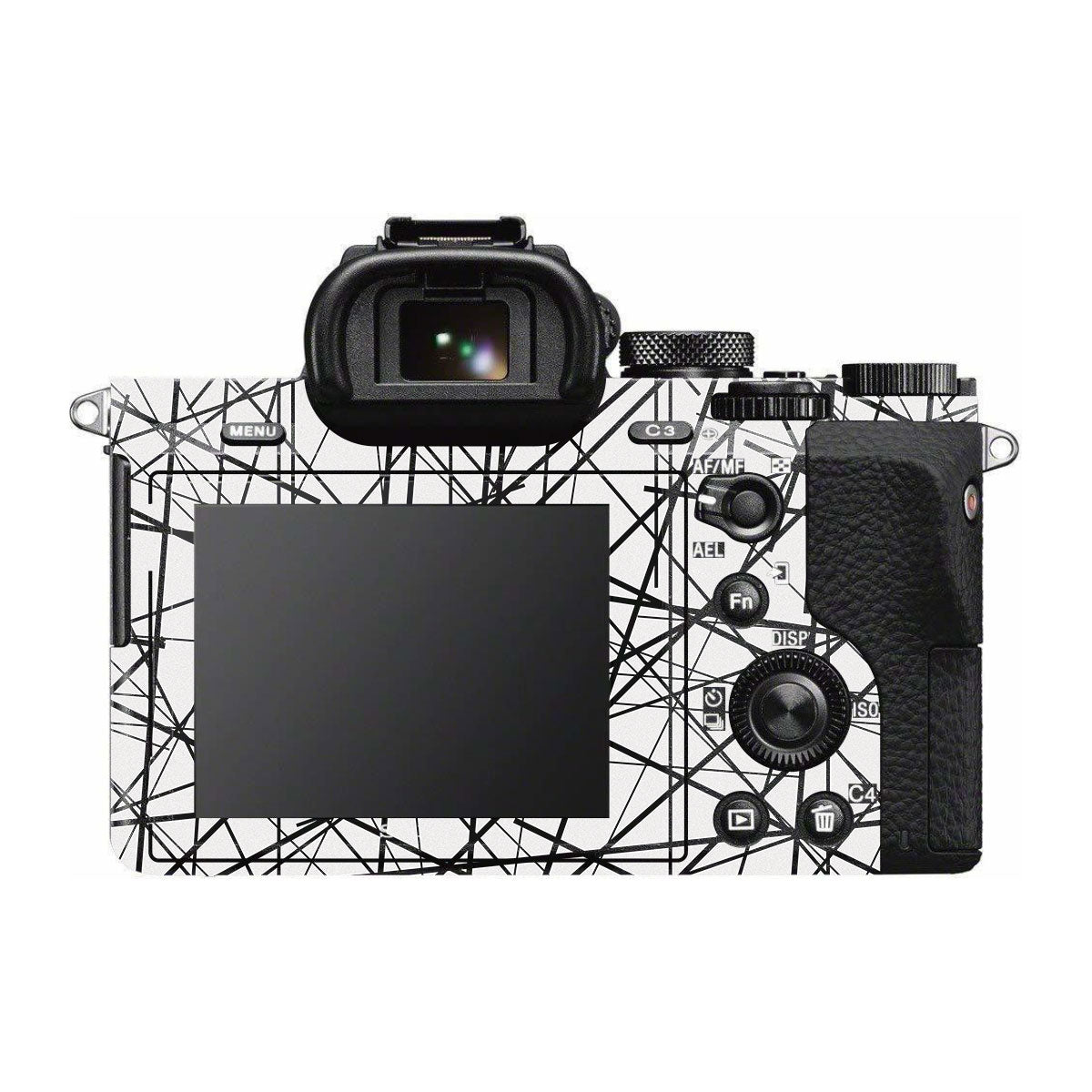 Textured White Chaos Line Sony A7 II Camera Skin