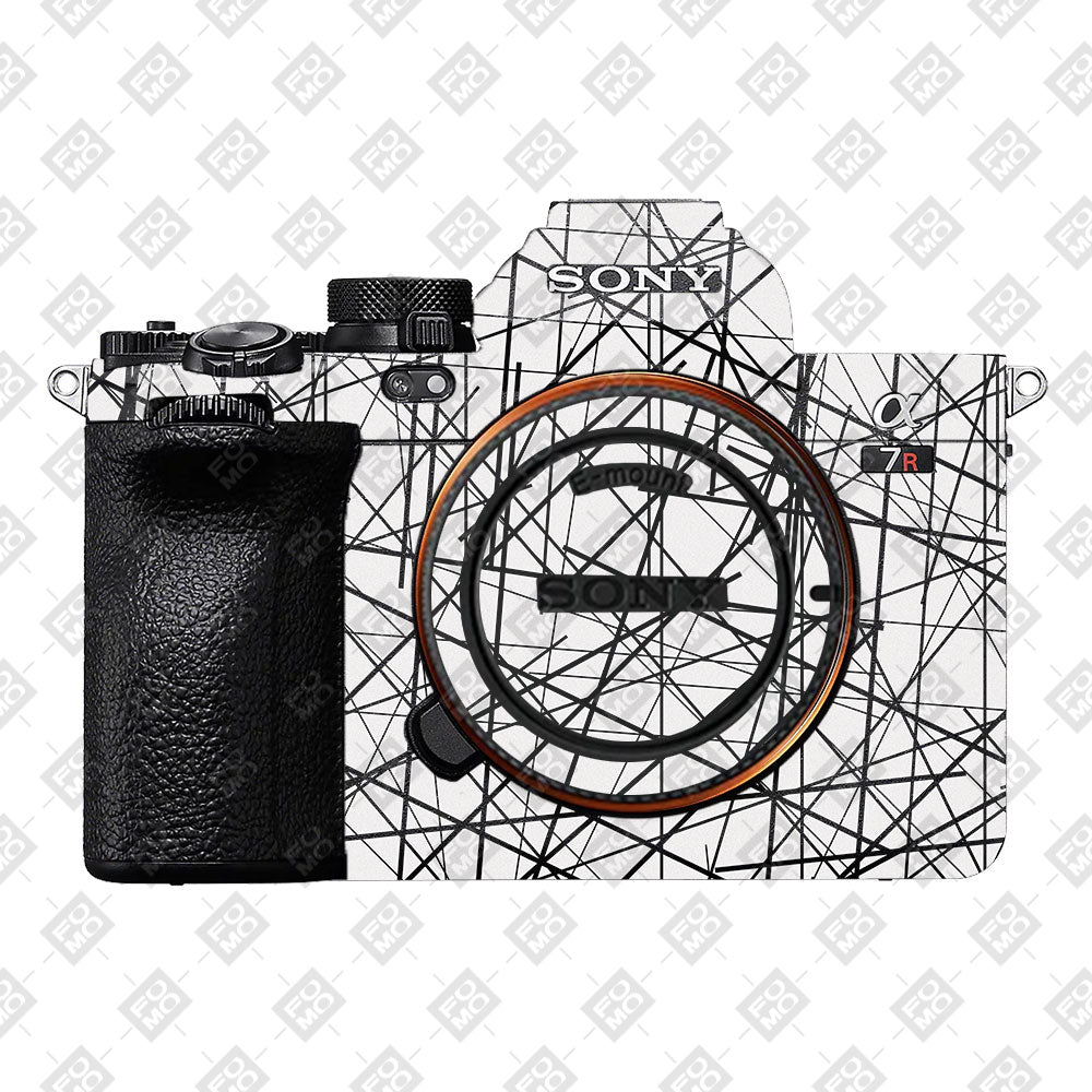 Textured White Chaos Line Sony A7 S Camera Skin