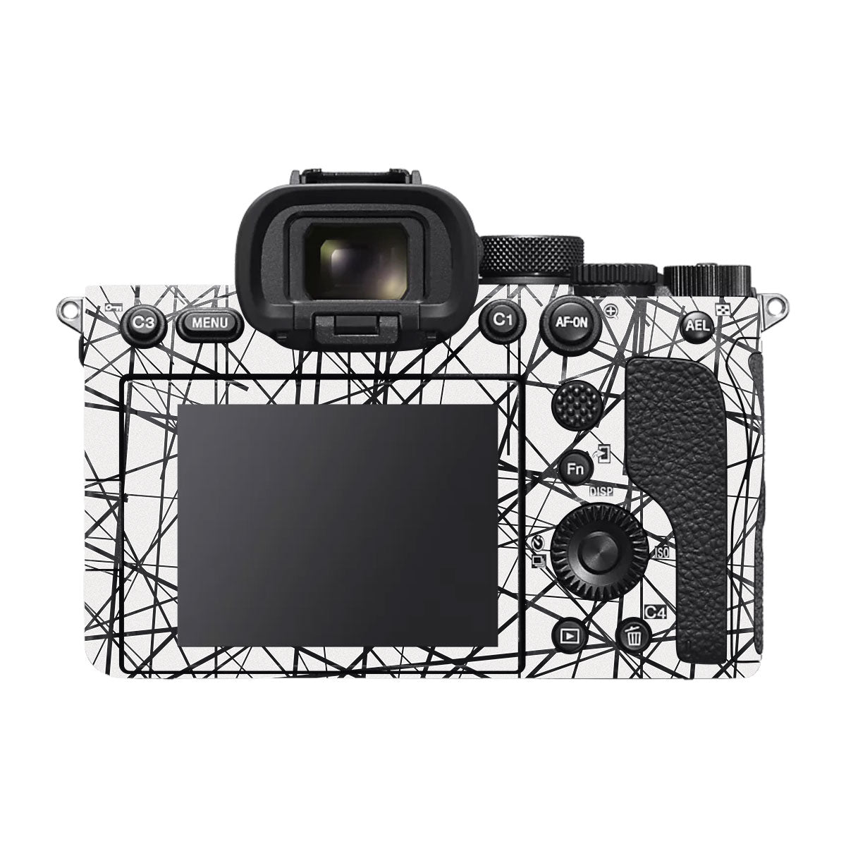 Textured White Chaos Line Sony A7S II Camera Skins